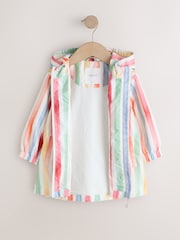 Multi Stripe Shower Resistant Printed Cagoule Jacket (3mths-7yrs) - Image 5 of 8