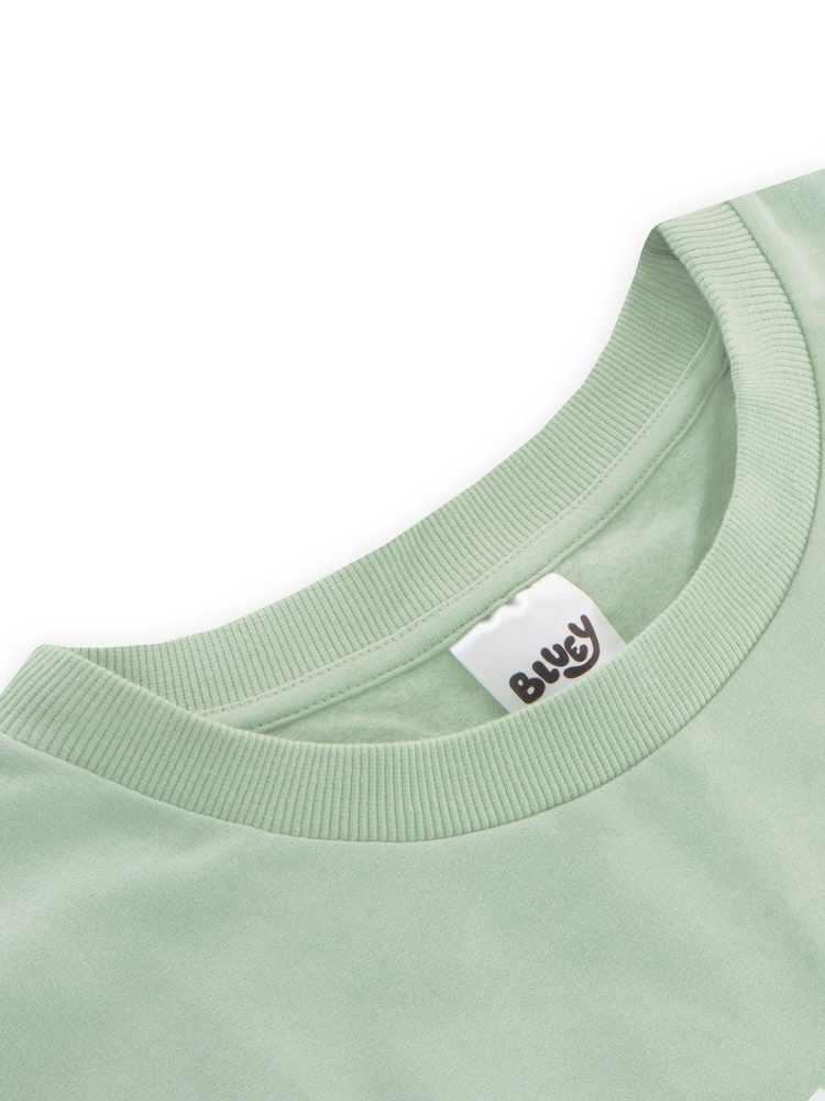 Bluey Green Character Ladies Chilli Sweatshirt - Image 9 of 9 Bluey Green Character Ladies Chilli Sweatshirt - Image 9 of 9