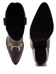 Off The Hook Hoxton Leather Mid Calf Boots - Imagen 3 de 4