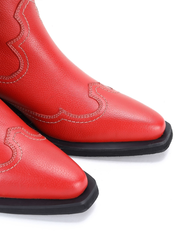 Off The Hook Portobello Alto Ankle Cowboy Leather Boots - Imagen 10 de 10 Off The Hook Portobello Alto Ankle Cowboy Leather Boots - Imagen 10 de 10