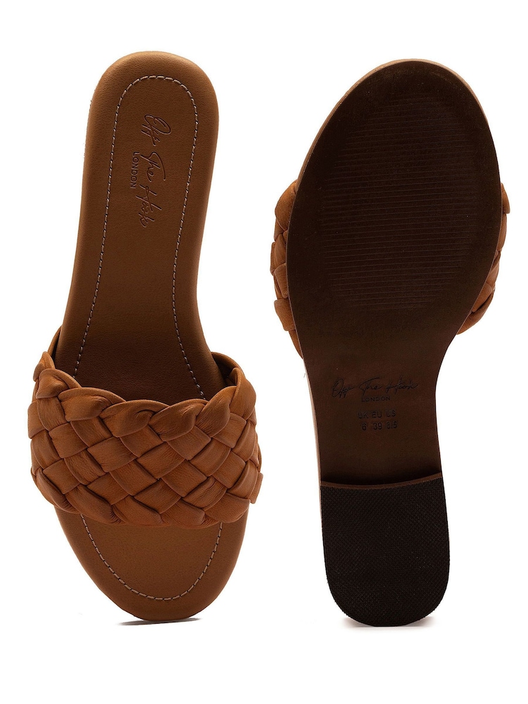 Off The Hook Clerkenwell Leather Open Toe Flat Sandals - Imagen 8 de 8