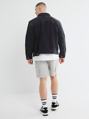 River Island Grey Nylon Cargo Shorts - Image 2 of 6