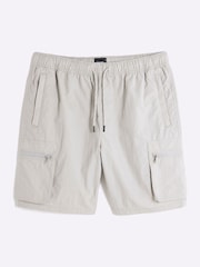 River Island Grey Nylon Cargo Shorts - Image 5 of 6