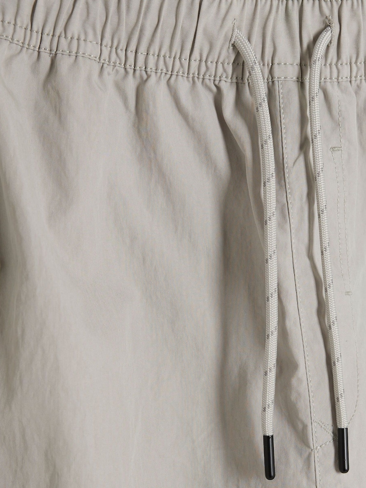 River Island Grey Nylon Cargo Shorts - Image 6 of 6