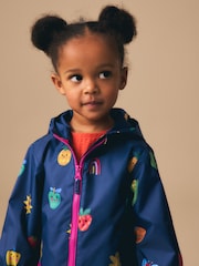 أزرق داكن شخصية - سترة مطبوعة مضادة للماء (3 شهر - 7 سنة) - صورة 4 من 5