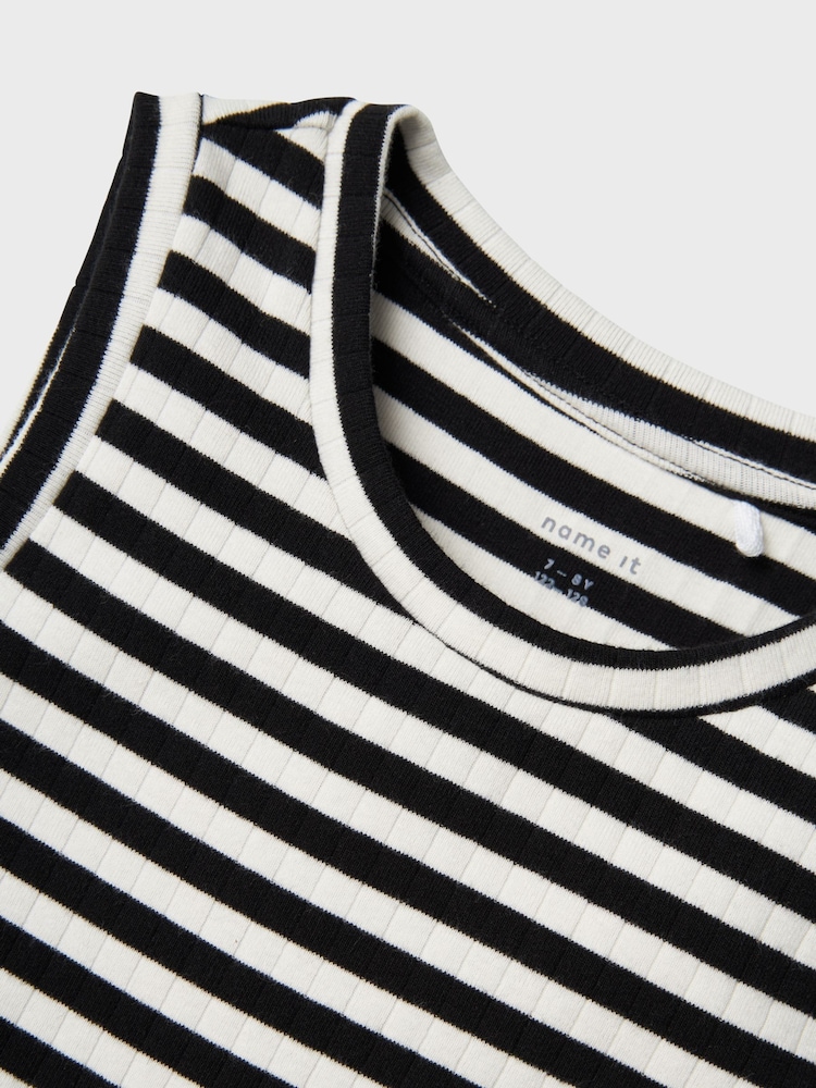 Name It White Sleeveless Stripe Maxi Dress - Image 3 of 3