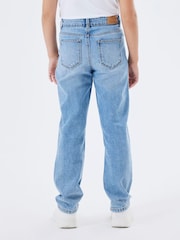 Name It Blue High Waist Straight Leg Jeans - Image 2 of 5