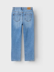 Name It Blue High Waist Straight Leg Jeans - Image 3 of 5
