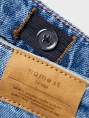 Name It Blue High Waist Straight Leg Jeans - Image 5 of 5