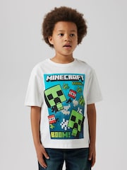Name It White Minecraft Graphic T-Shirt - Image 1 of 4