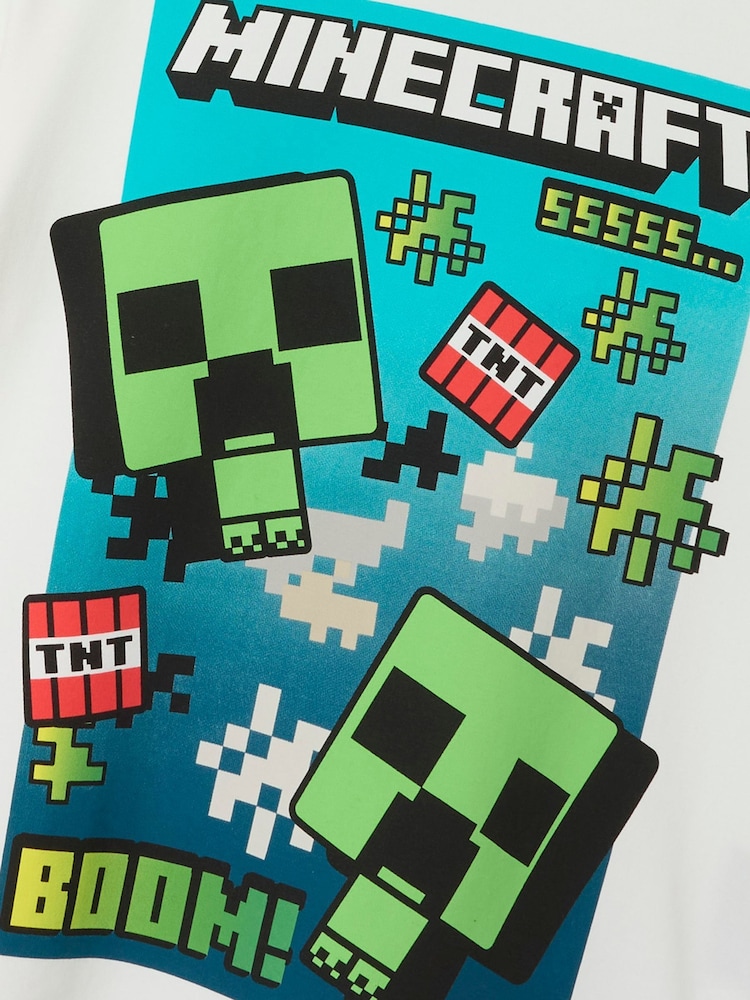 Name It White Minecraft Graphic T-Shirt - Image 4 of 4