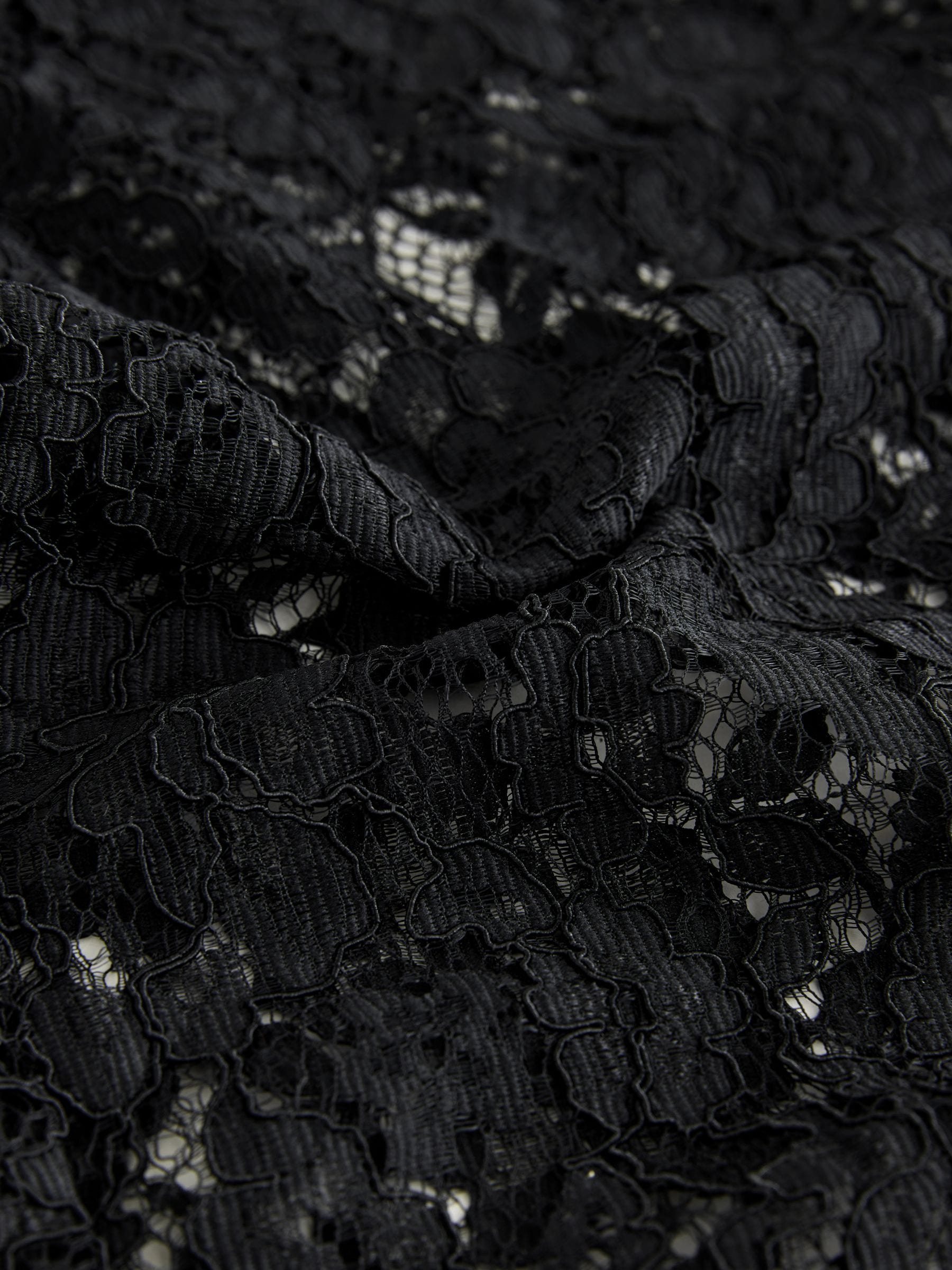 Buy Black Lace Trousers With Short Insert from Next Canada