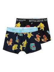 Name It Black Pokemon Boxers 2 Pack - Image 1 of 4