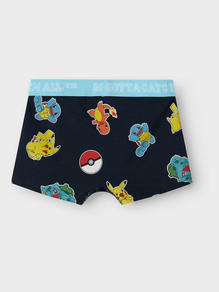 Name It Black Pokemon Boxers 2 Pack - Image 2 of 4
