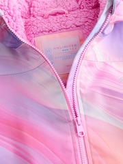 Pink Marble Waterproof Changing Robe (3-16yrs) - Image 4 of 7