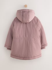 Dusky Pink Waterproof Padded Coat (3-16yrs) - Image 3 of 7
