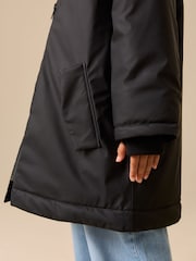 Black Midweight Coat (3-16yrs) - Image 5 of 11