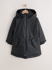 Black Midweight Coat (3-16yrs) - Image 6 of 11