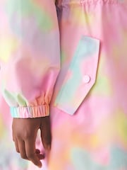 Pink Marble Waterproof Printed Cagoule (3-16yrs) - Image 4 of 9