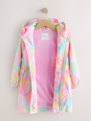 Pink Marble Waterproof Printed Cagoule (3-16yrs) - Image 6 of 9