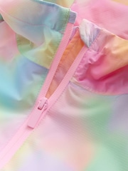 Pink Marble Waterproof Printed Cagoule (3-16yrs) - Image 9 of 9