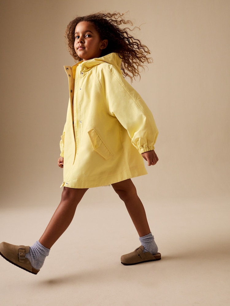 أصفر فاتح - Shower Resistant Raincoat (6-14yrs) - صورة 1 من 13