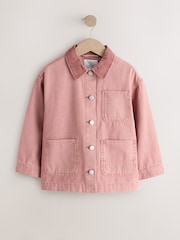 وردي - سترة بياقة كوردروي (3-16سنة) - صورة 1 من 5