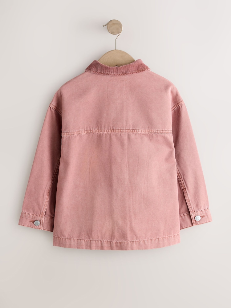 وردي - سترة بياقة كوردروي (3-16سنة) - صورة 5 من 5