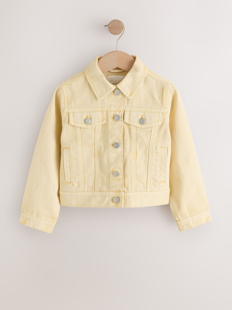 أصفر فاتح - سترة طراز غربي (3-16 عامًا) - صورة 1 من 4