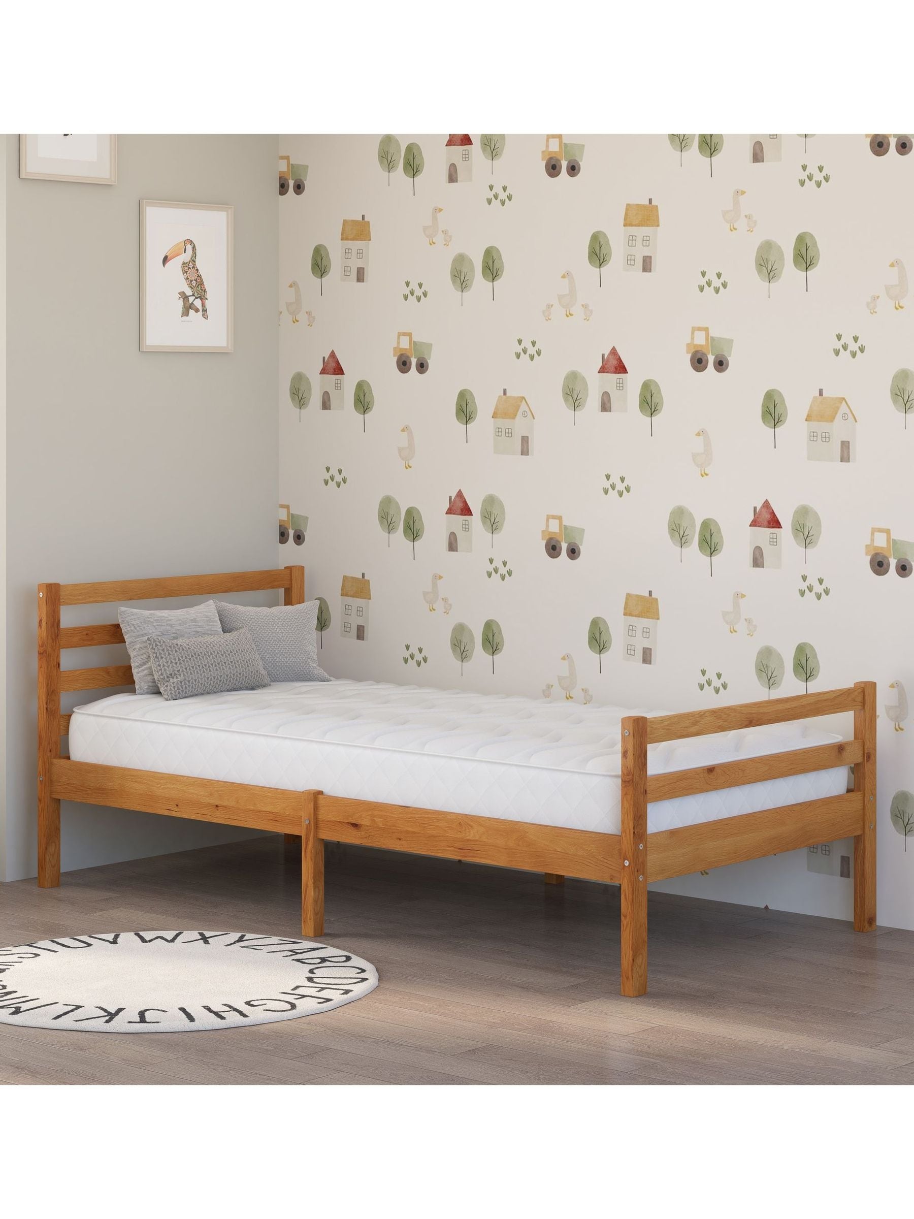 Aspire Unisex White Kids Breathable Foam Free Mattress With Oeko-Tex Fabric In | : Small - Image 4