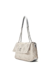 Moda in Pelle Bea Quilted Black Cross-Body Bag - Image 3 of 5