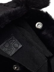 Moda in Pelle Bambi Fluffy Black Shoulder Bag - Image 3 of 4