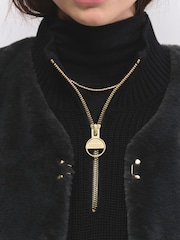 Barbour International Black Mialin Fur Gilet - Image 3 of 11