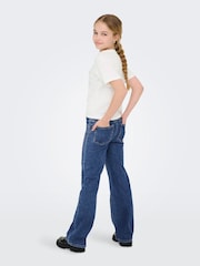 ONLY KIDS 100% Cotton Short Sleeve Cropped White T-Shirt - Image 3 of 5