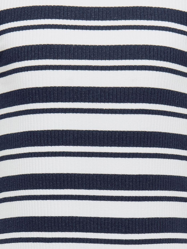 ONLY KIDS Blue Ribbed Midi Dress - Image 3 of 3