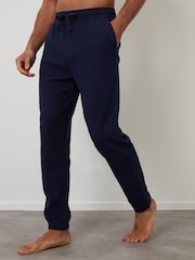 Threadbare Grey Waffle Textured Jogger-Style Lounge Joggers 2 Pack - Image 3 of 5