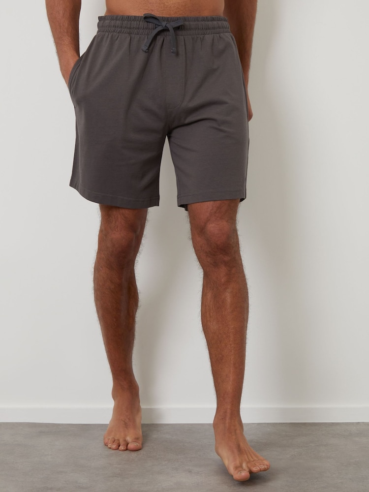 Threadbare Black Lounge Shorts 2 Pack - Image 3 of 5