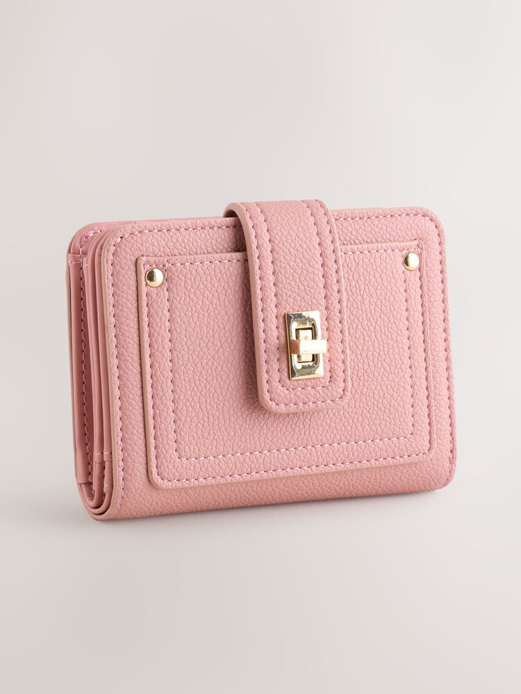 Mink/Pink Buckle Midi Purse - Image 1 of 5