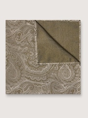 Antique Rogue Green Paisley Handkerchief - Image 1 of 4