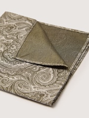 Antique Rogue Green Paisley Handkerchief - Image 2 of 4