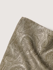 Antique Rogue Green Paisley Handkerchief - Image 3 of 4