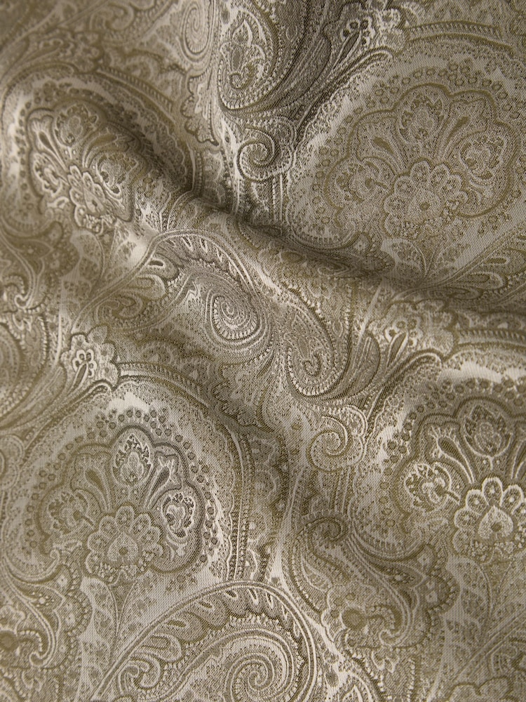 Antique Rogue Green Paisley Handkerchief - Image 4 of 4