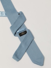 Antique Rogue Blue Knitted Tie - Image 2 of 4