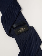 Antique Rogue Blue Knitted Tie - Image 2 of 2