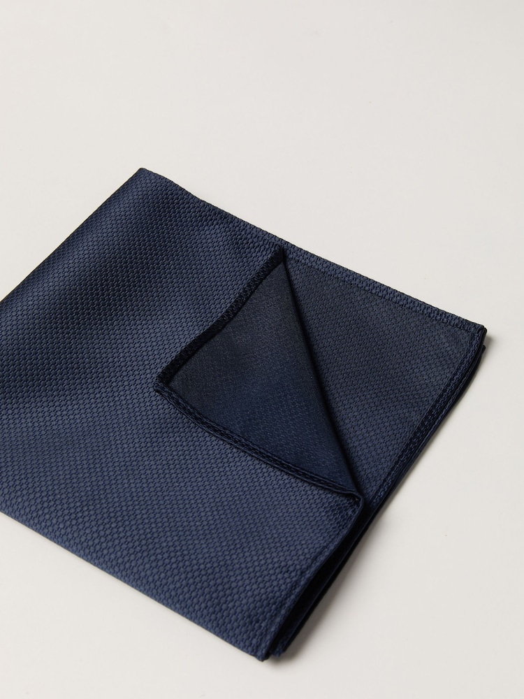 Antique Rogue Blue Texture Handkerchief - Image 2 of 3