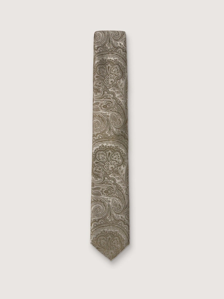 Antique Rogue Green Paisley Tie - Image 1 of 4