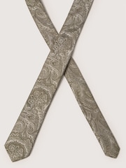 Antique Rogue Green Paisley Tie - Image 3 of 4