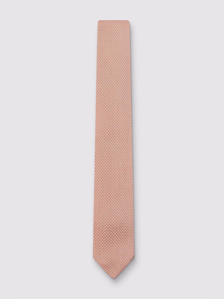 Antique Rogue Pink Knitted Tie - Image 1 of 3