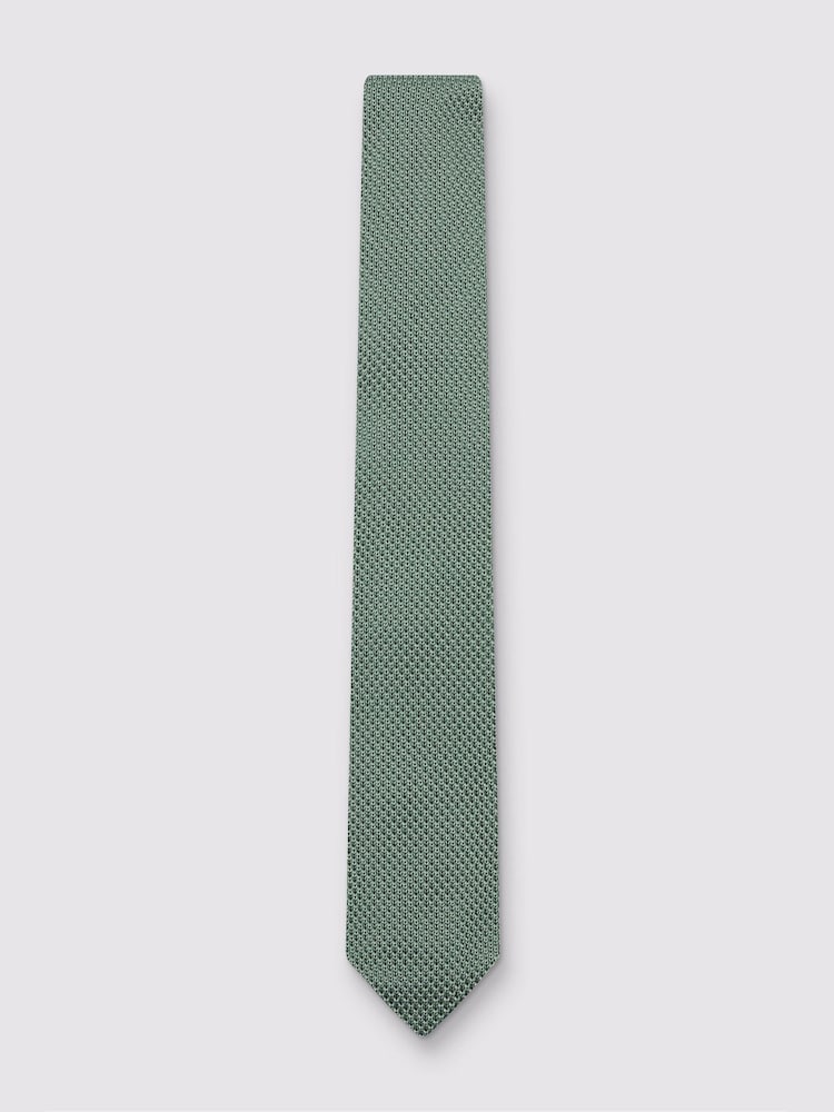 Antique Rogue Green Knitted Tie - Image 1 of 4