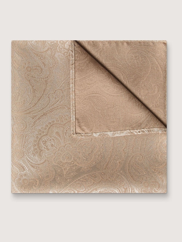 Antique Rogue Natural Paisley Handkerchief - Image 1 of 3